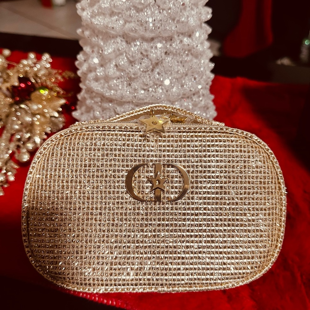 Dior Gold Sparkle Wristlet